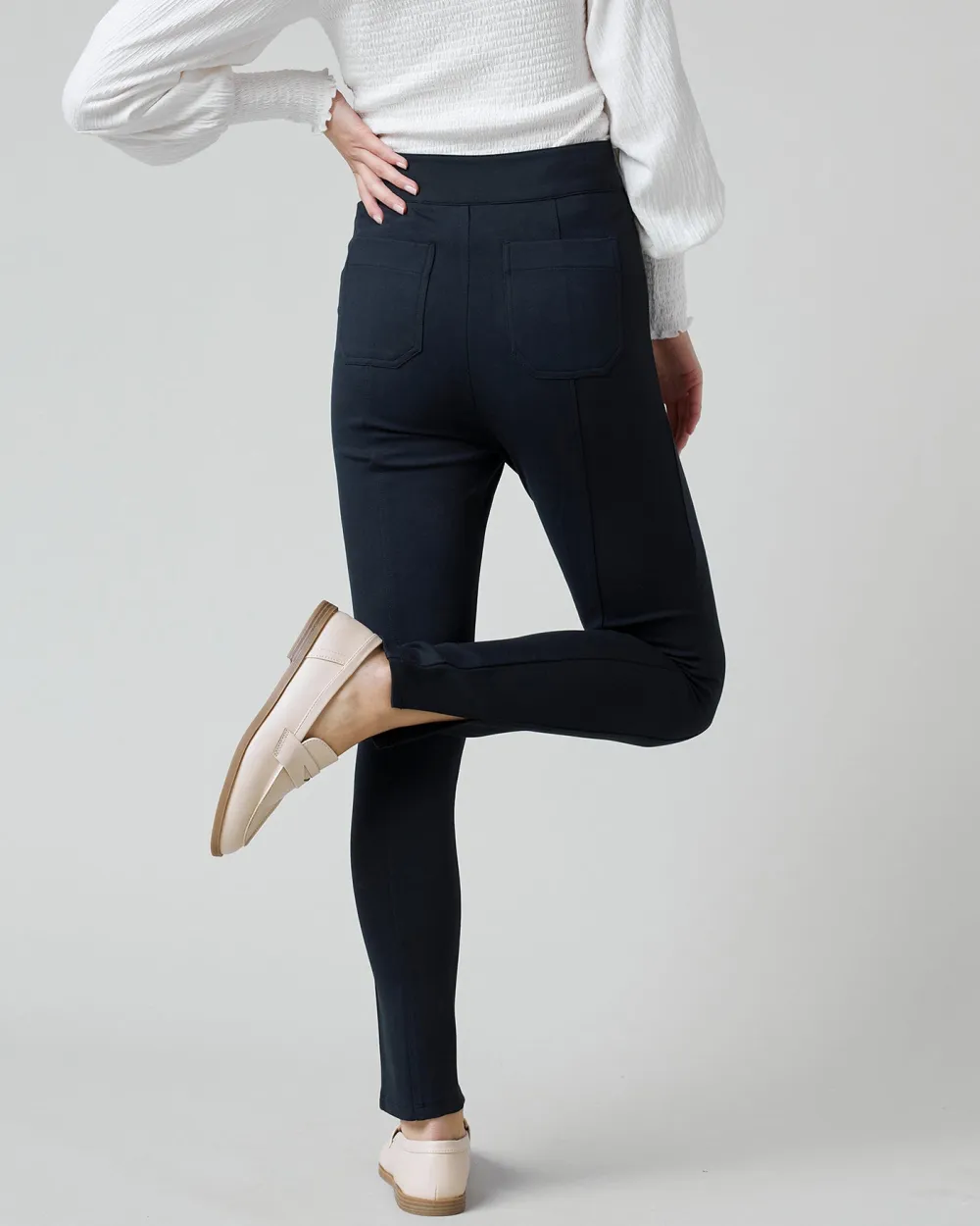 Black Ankle Slit Pant