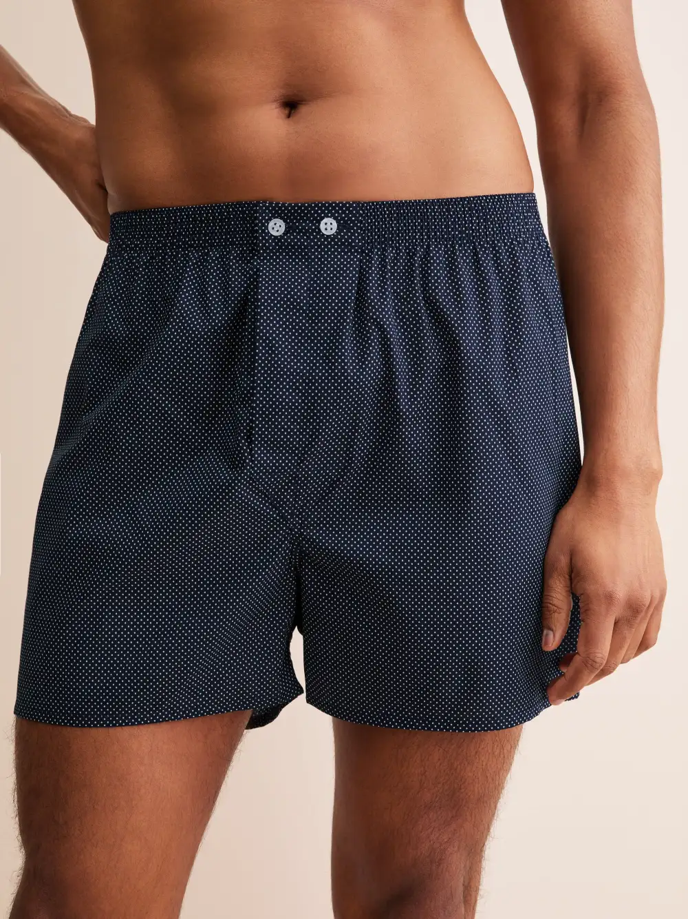 Classic Fit Cotton Pin Dot Boxers