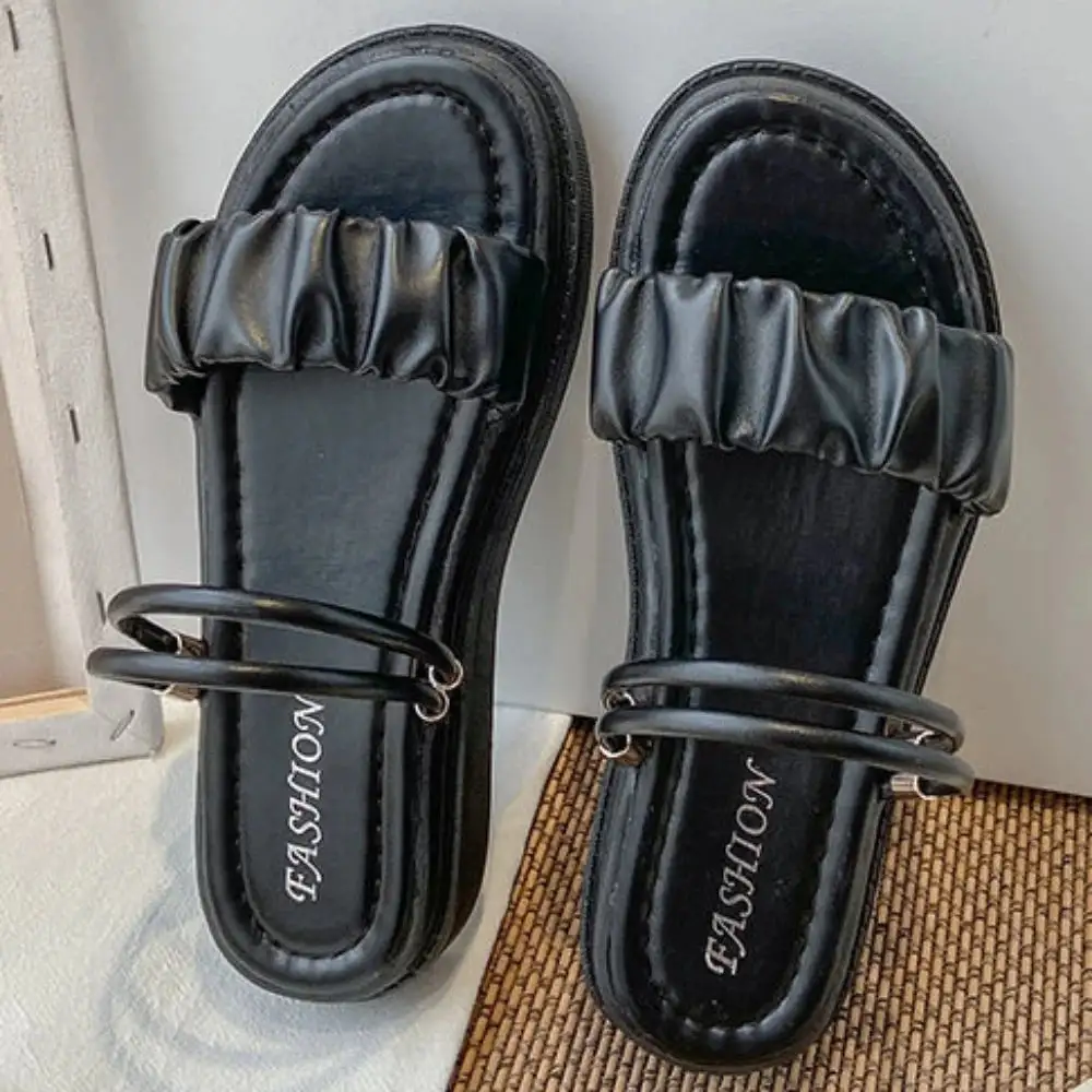 Wraparound Slingback Platform Heeled Sandals