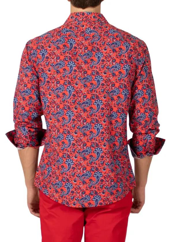 Camp Collar Button Up Dress Shirt