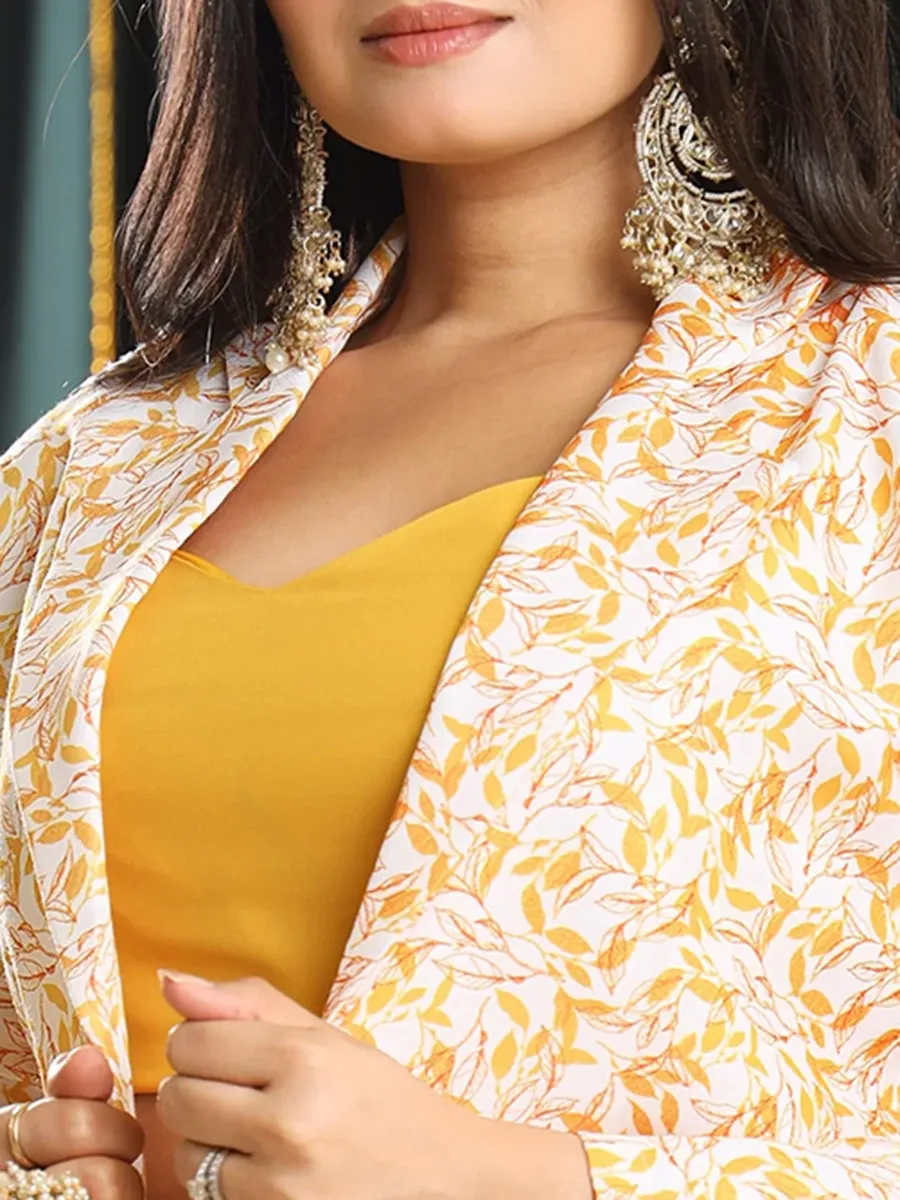 A Colorful Floral-Printed Women's Jacket