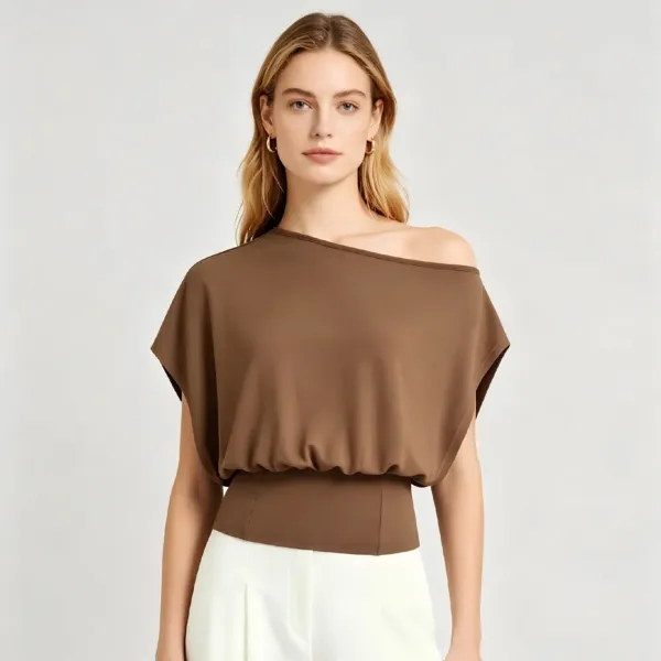 Women's Off-Shoulder Cropped Top