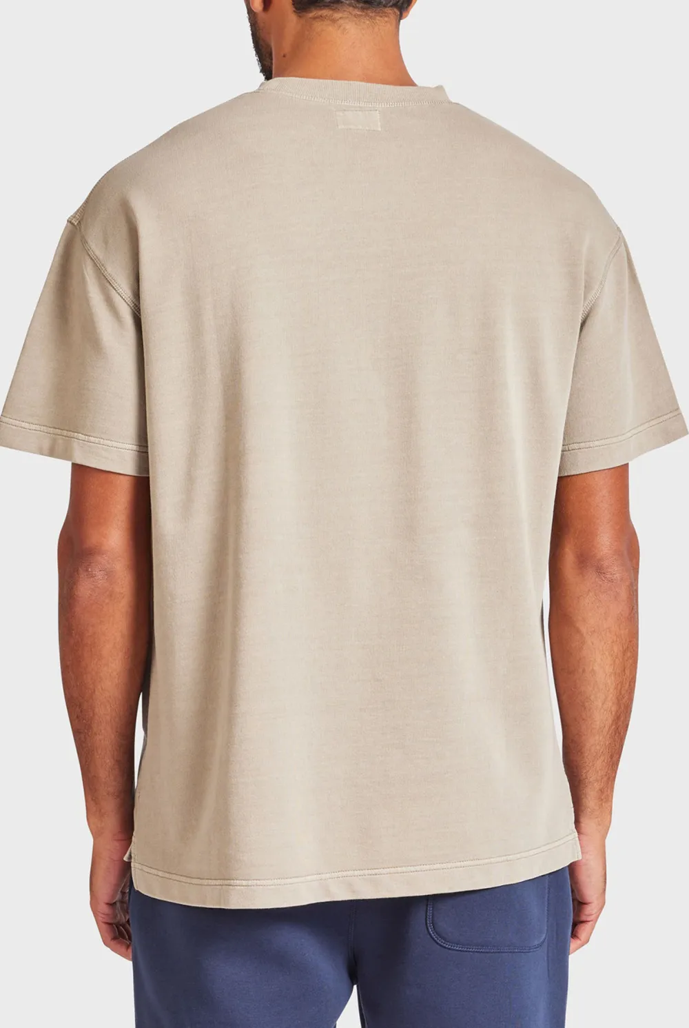 Seasponge Colored Short Sleeve Crew Neck Tee