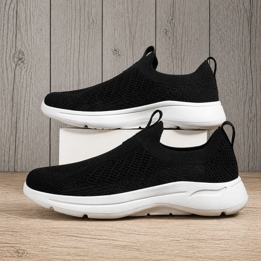 Breathable Knit Slip Ons