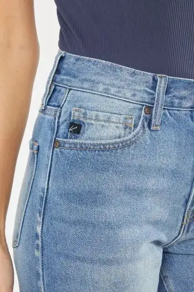 Natural Drape Ruched Denim Jeans