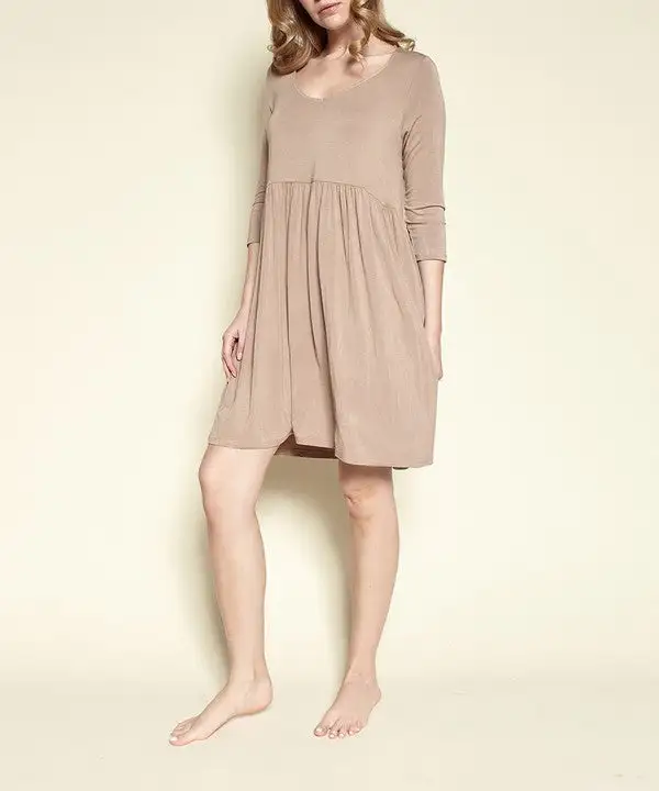 Bamboo Loose Fit Baby Doll Dress