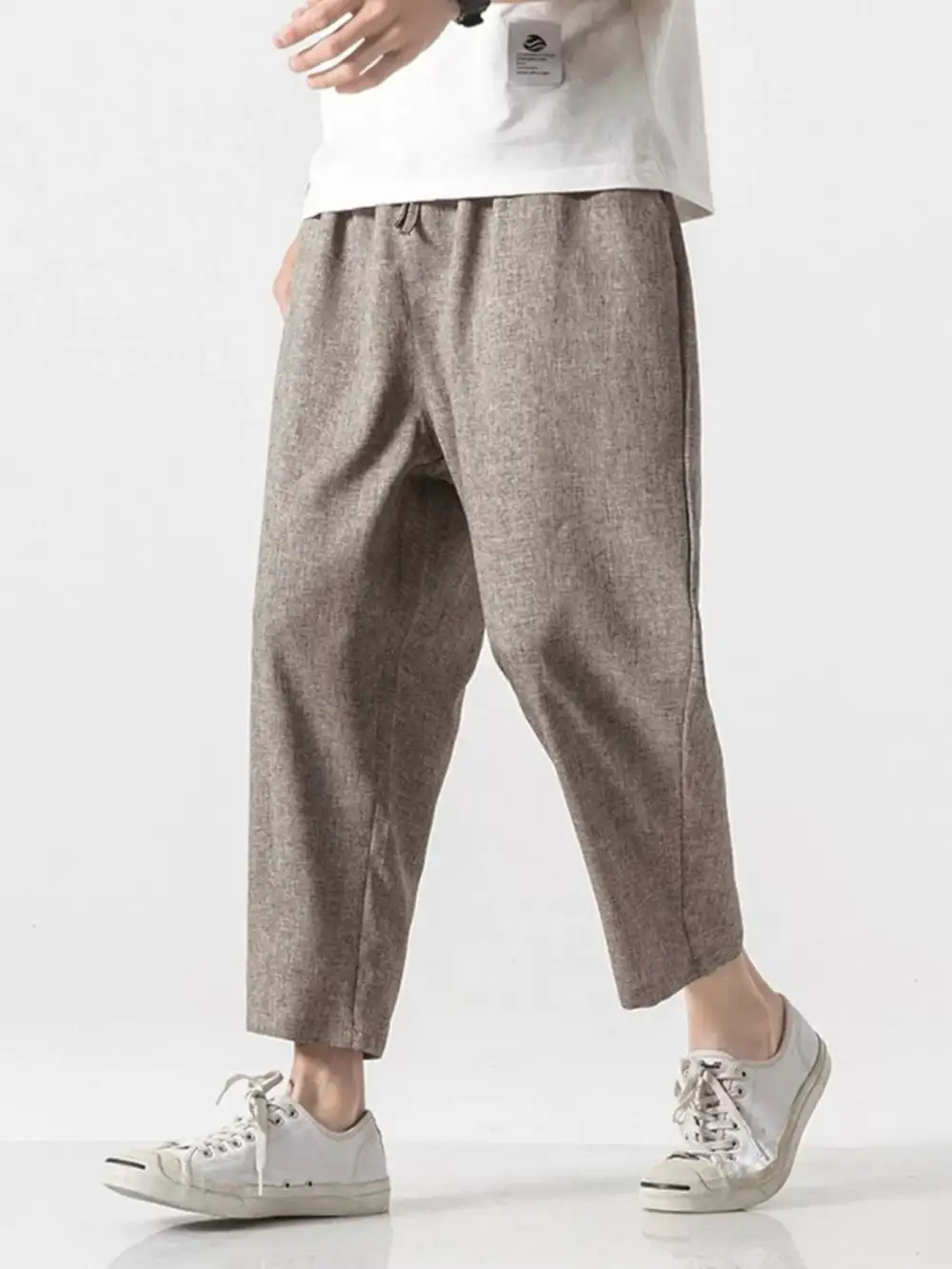 Refined Men's Plus Size Casual Cropped Pants