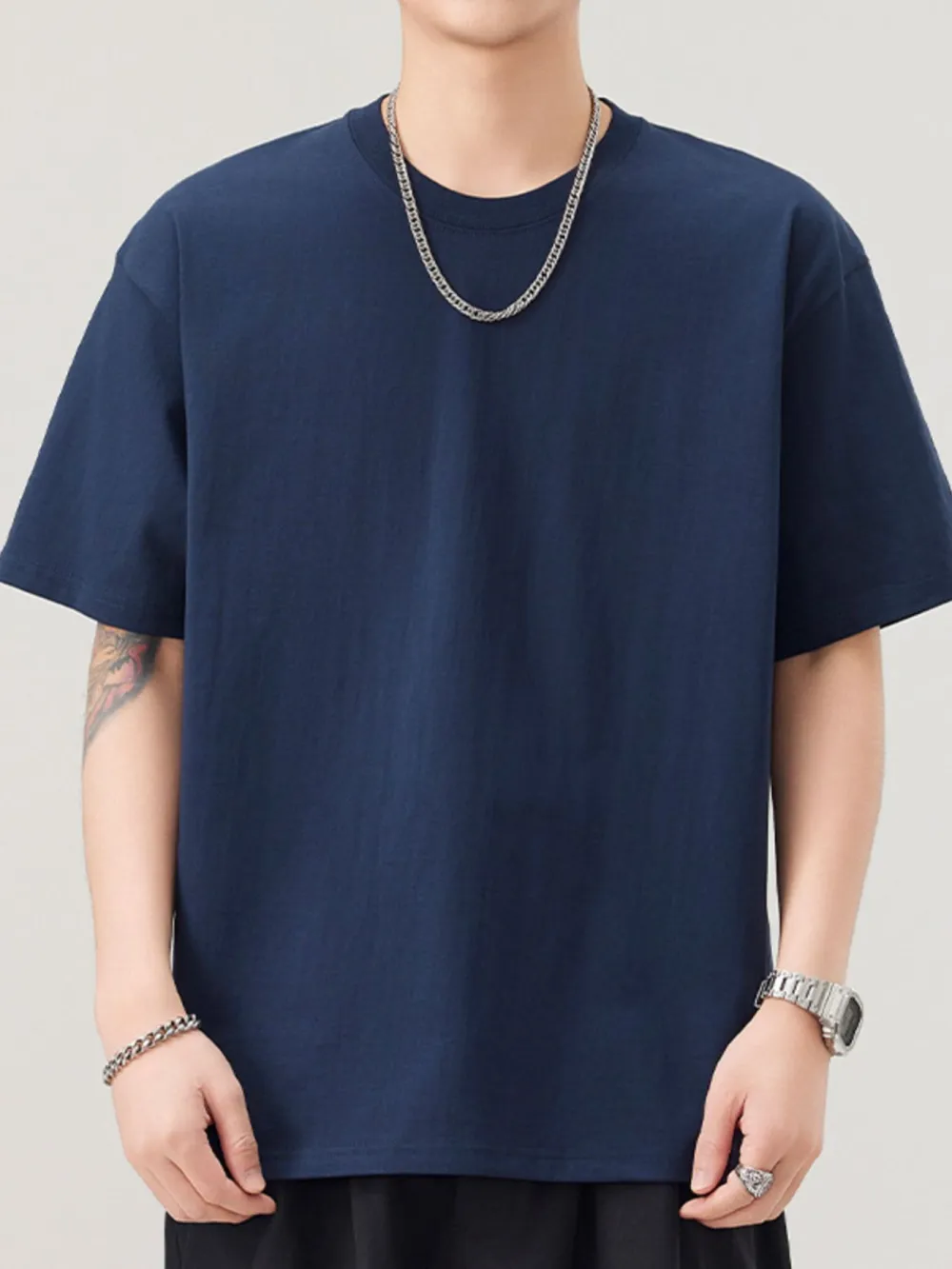 Polished Men's Casual Loose T-shirt