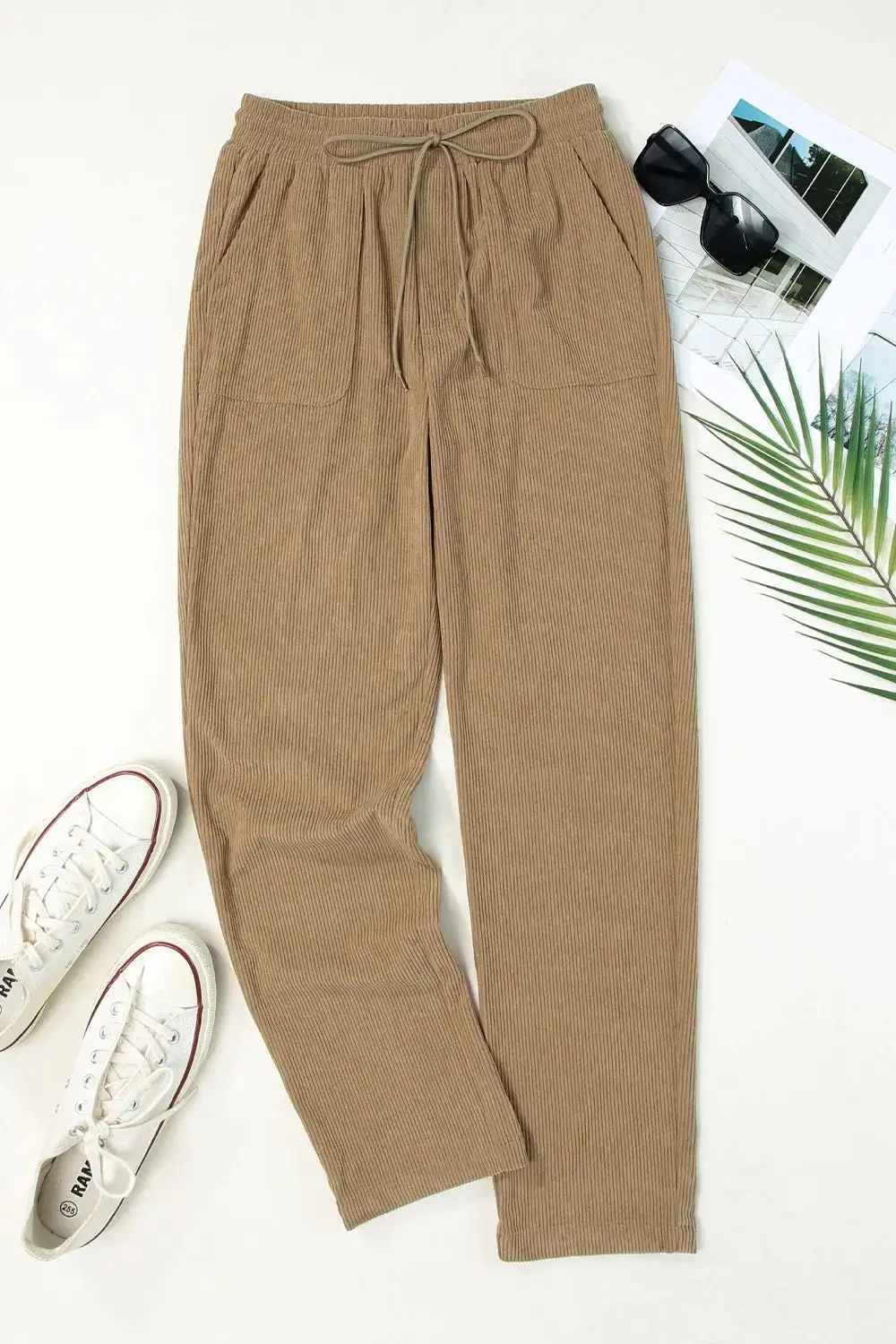 Straight Leg Drawstring Pants
