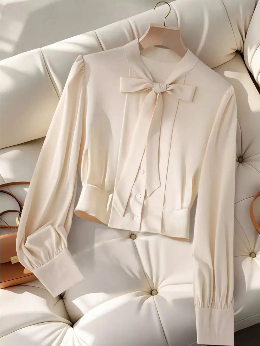 Bow Tie Long Sleeve Shirt