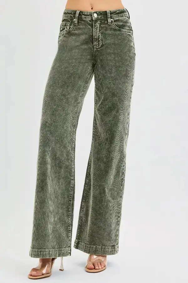 High Rise Effortless Wide Leg Jeans