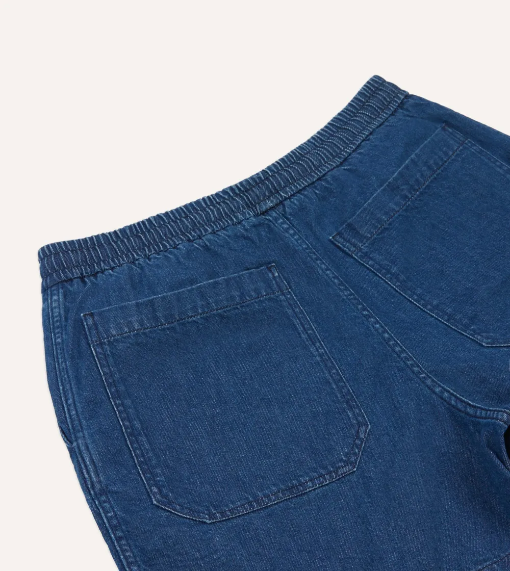 Cotton Drawstring Shorts Casual Style