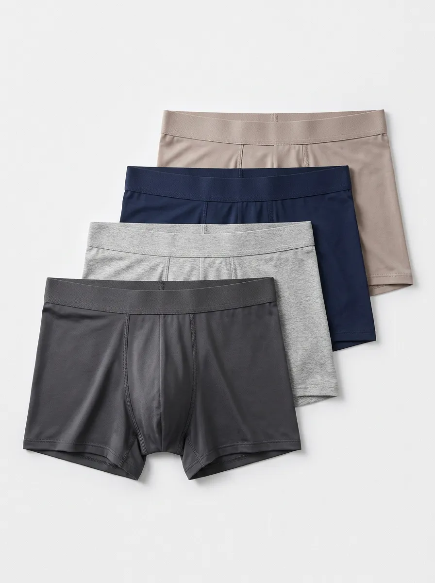 Casual Comfort Fit Four Pack Briefs