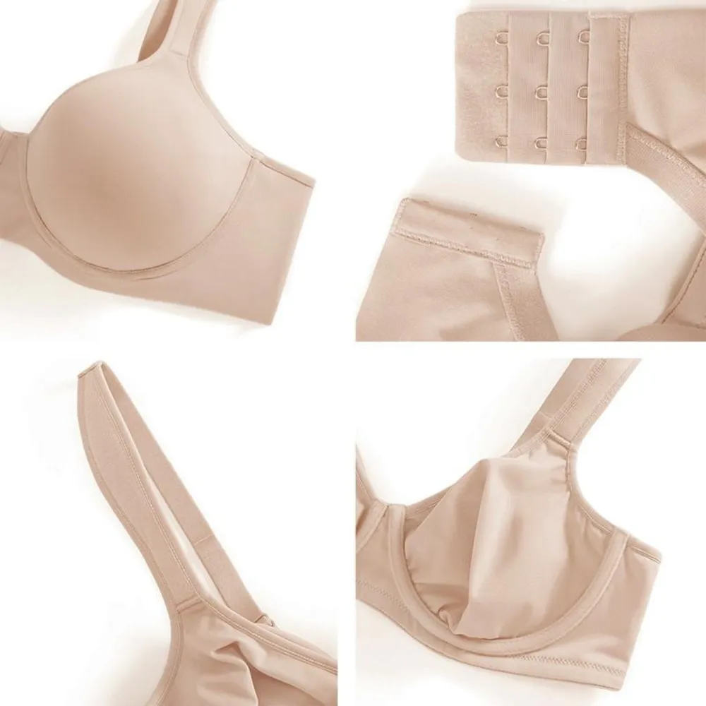 Full Coverage Unlined Unpadded Underwire Plus Size Minimizer Bra Everyday Bra
