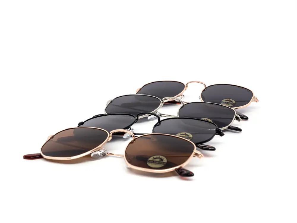 12-Pack Classy Hexagon Polarized Sunglasses