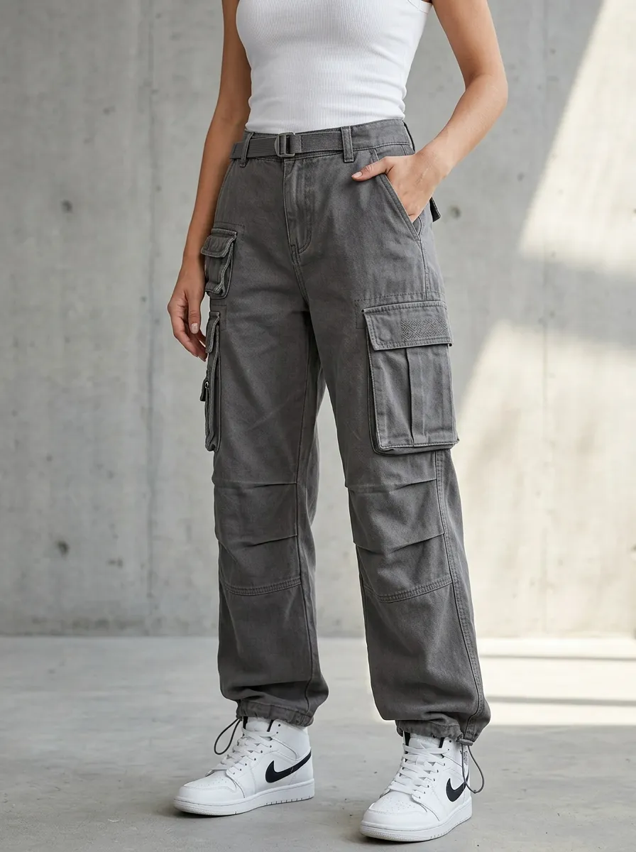 Signature Multi Pocket Casual Look Women's Multi Pocket Cargo Pants