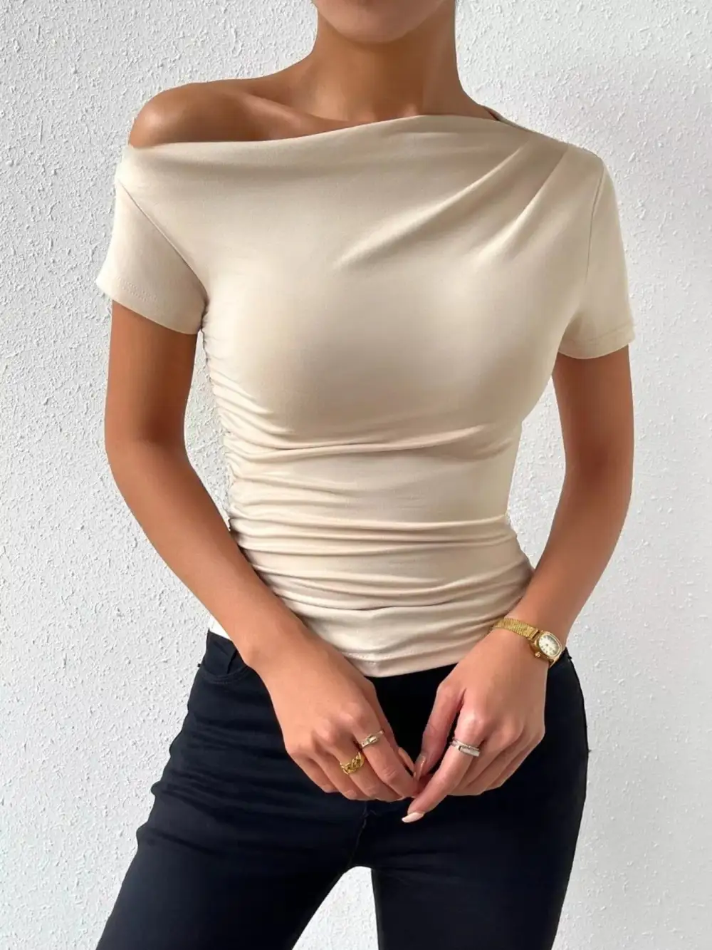Easy-Wear Refined Short-Sleeve T-Shirt