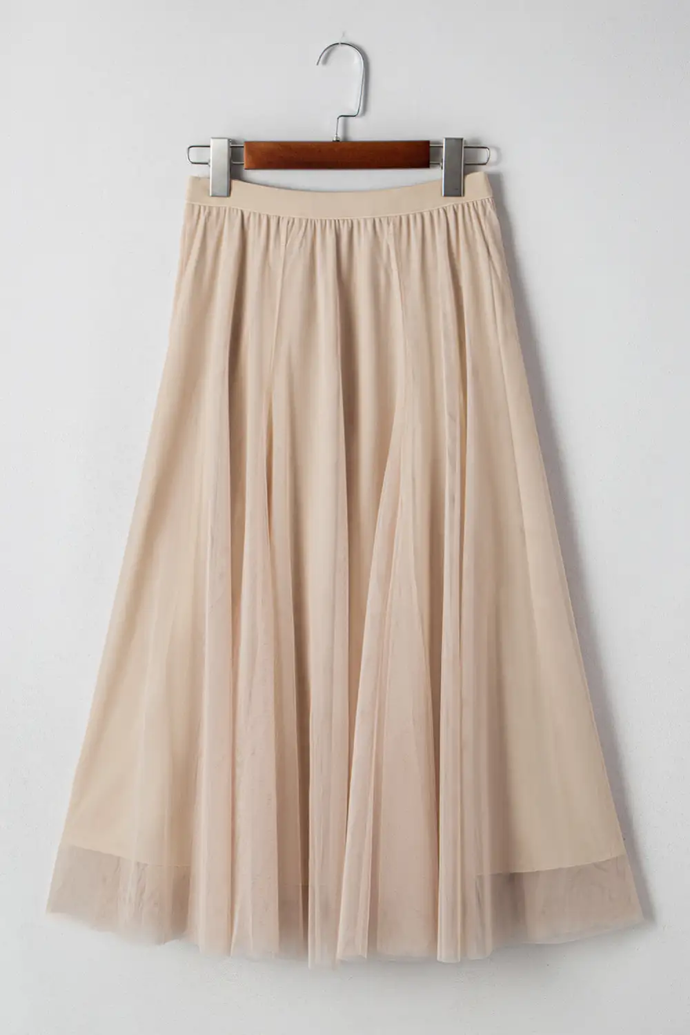 Comfy Flared Mesh Skirt