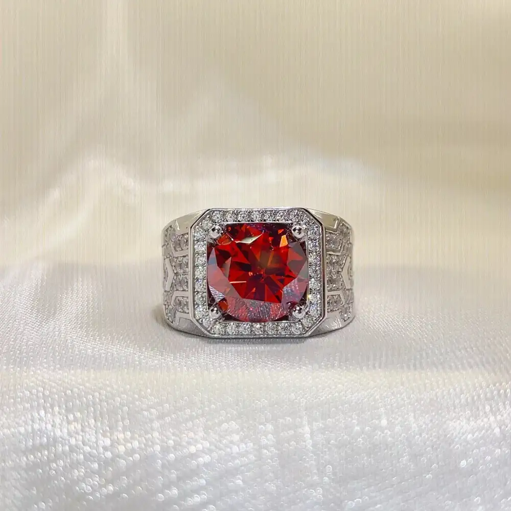 Sterling Silver Moissanite Understated Ring