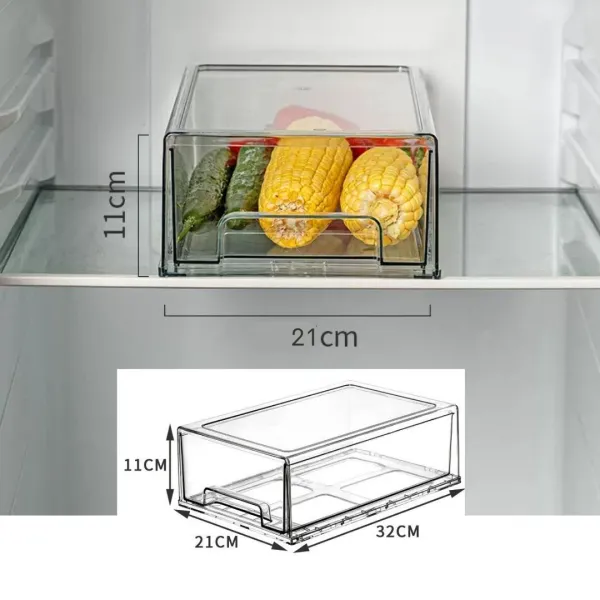 Clear Fridge Storage Container Collection