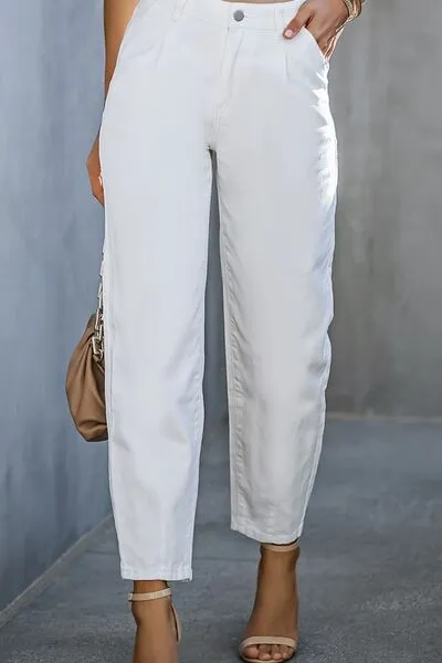 Woven Smooth Denim Jeans