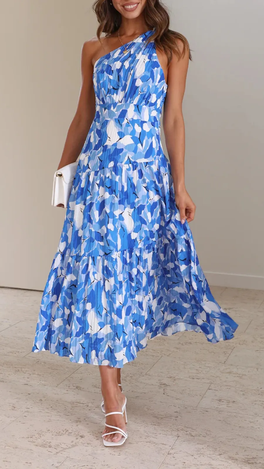 Knot Detail In Shoulder Strap Dress
