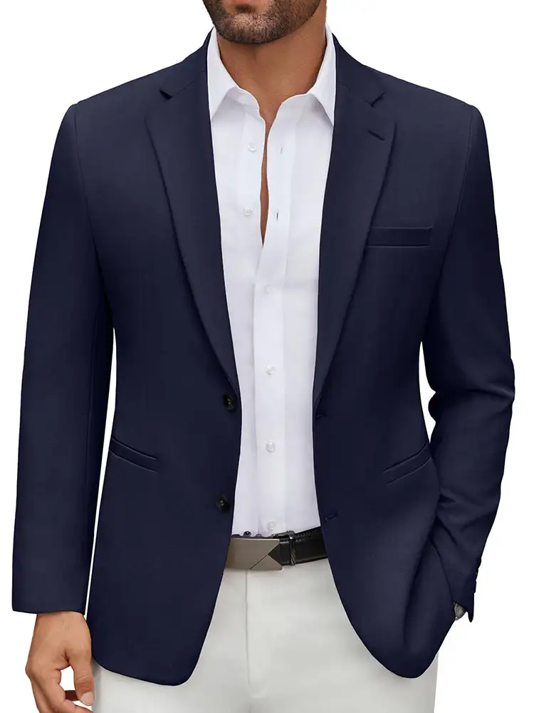 Classic Business Casual Blazer Suit Jacket