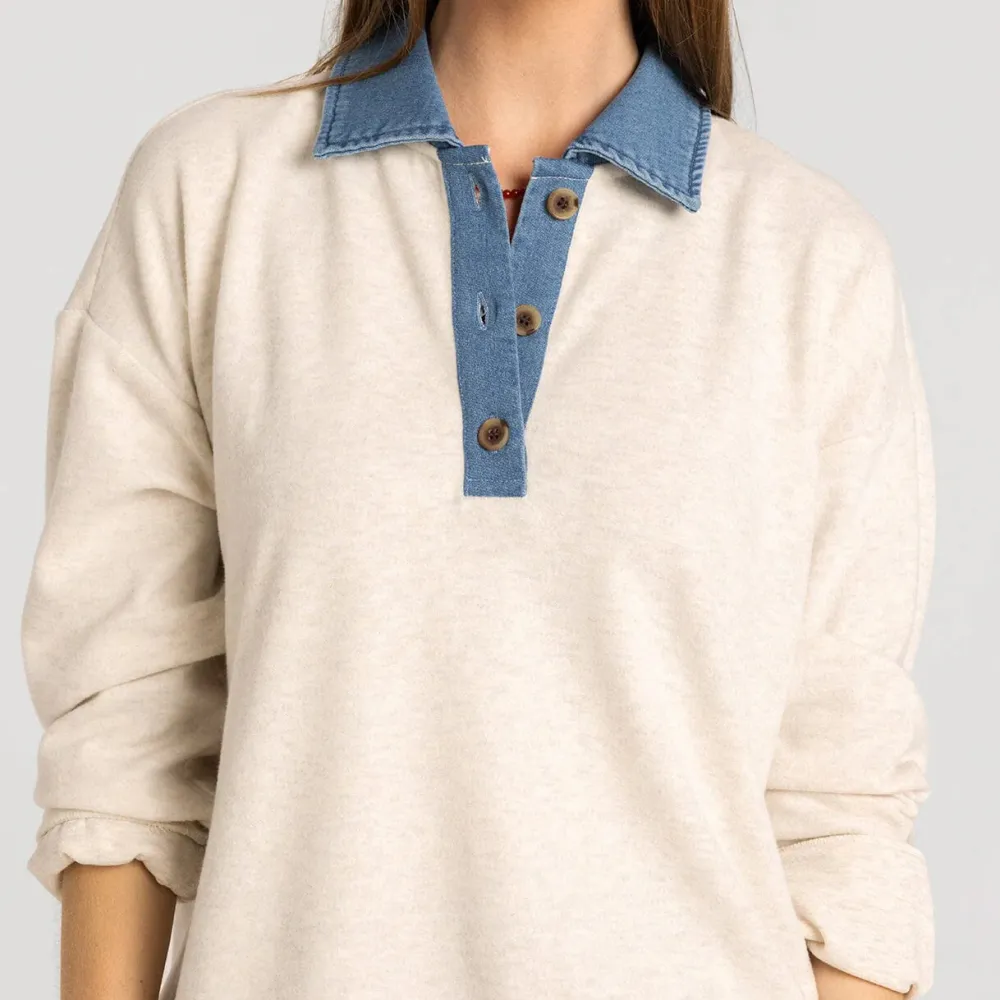 Relaxed Relaxed Crest Pullover Sweaters