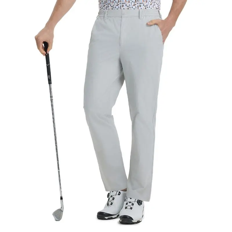Mens Golf Pants 5 Pockets Lightweight - Dry Fit Water-Resistant Stretch Dress Work