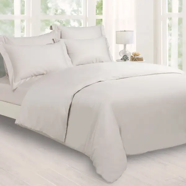 Classic Long-Staple Cotton Solid Coordinated Bedding Collection