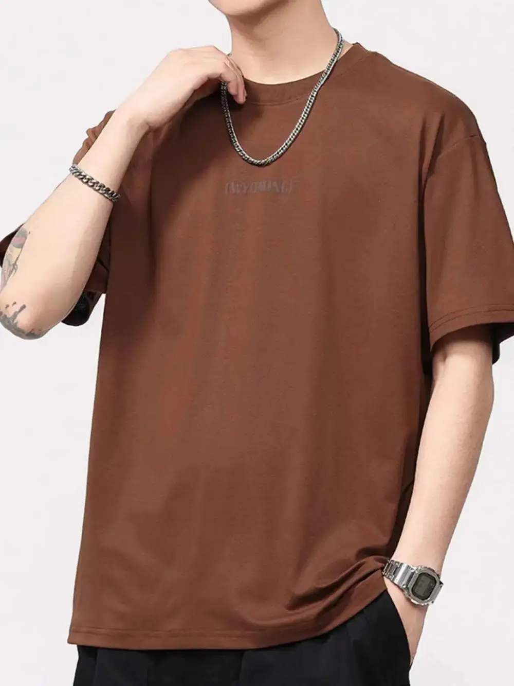 Weekend Round Neck Short Sleeve T-Shirt
