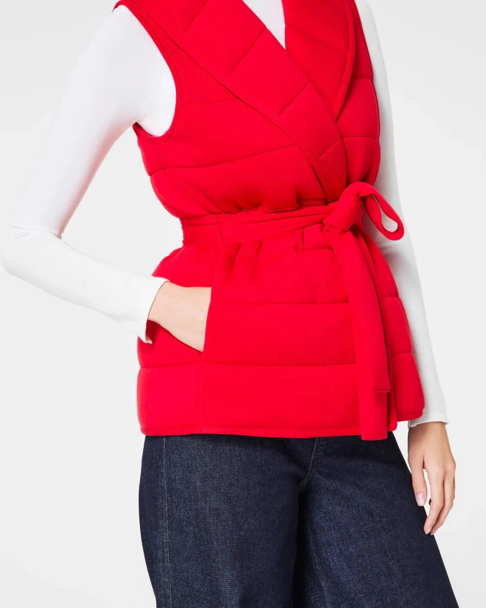 Plain Casual Puffy Vest