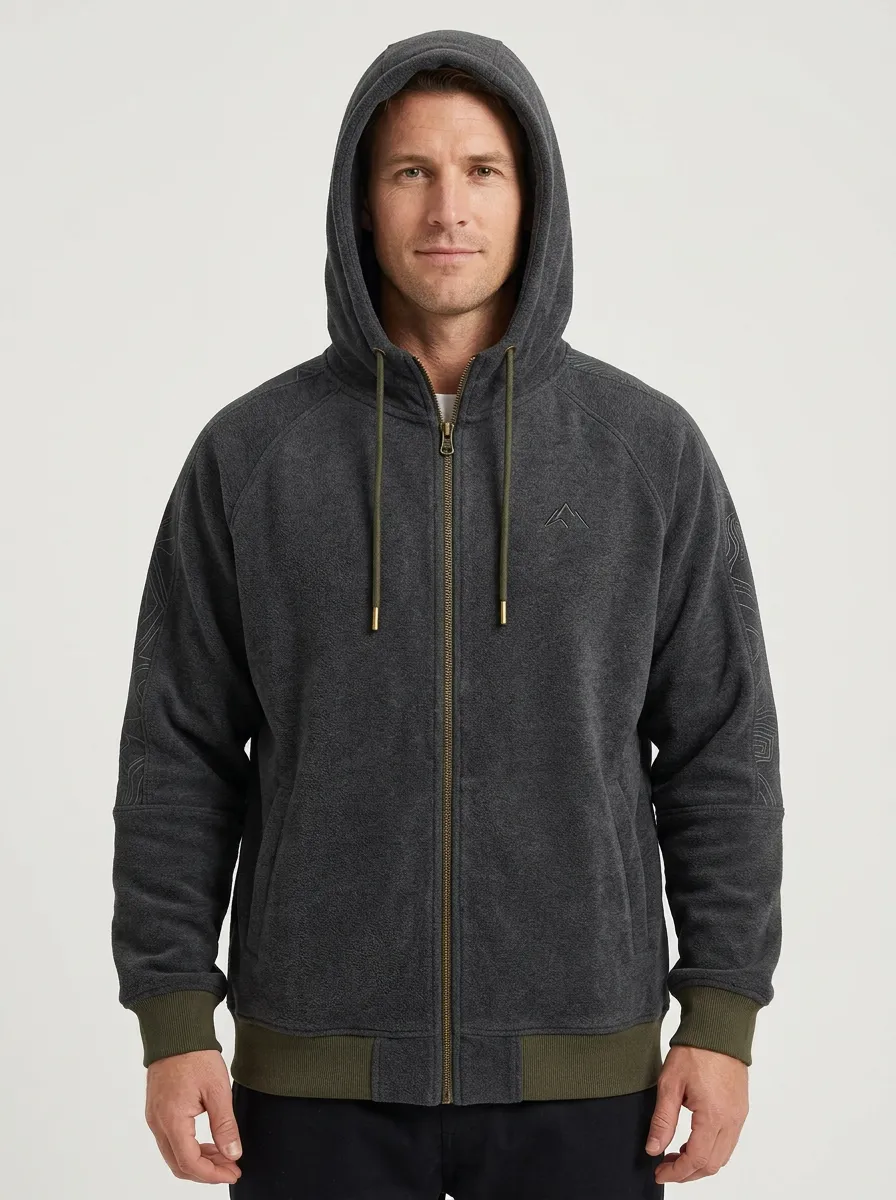Casual Zip-Up Hooded Style Men's Sport Jacket