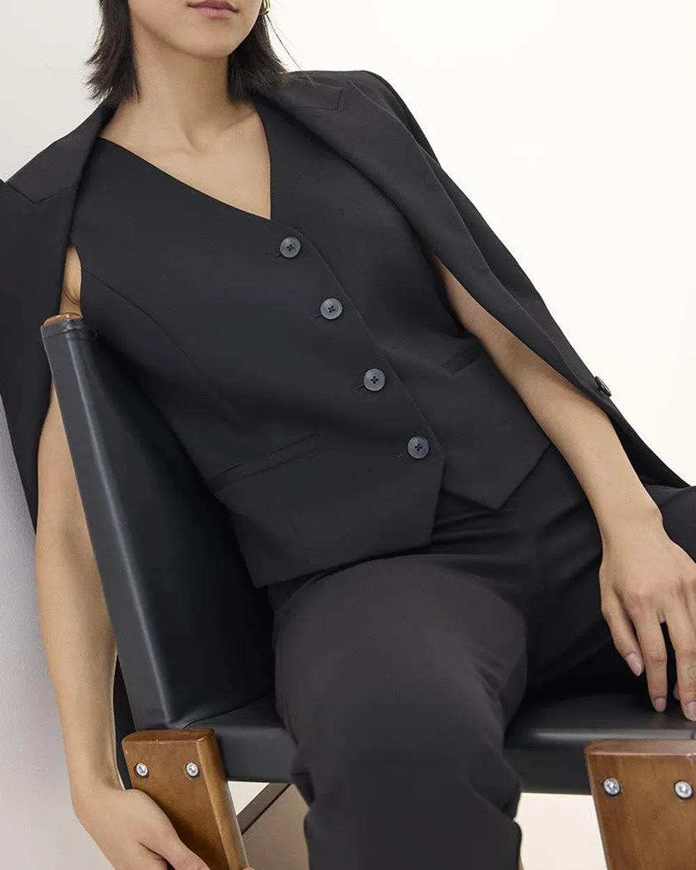 Semi-Fitted Vest  Modern Stretch