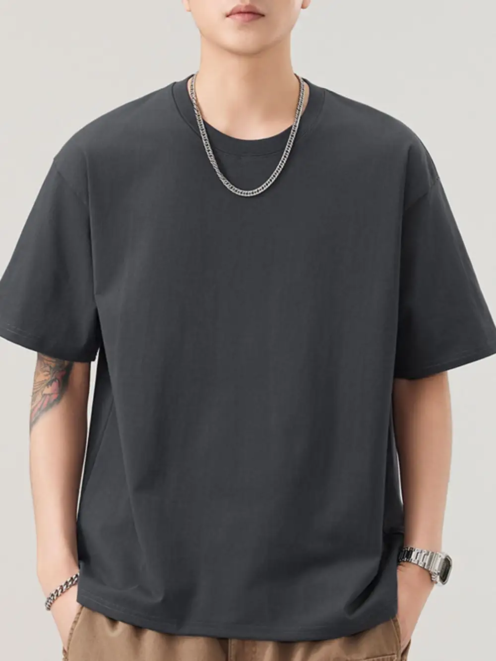 Polished Men's Casual Loose T-shirt