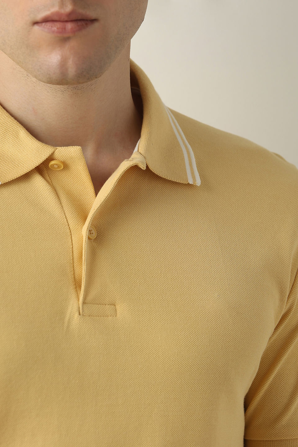 Pink Contrast Tipping Polo T-shirt