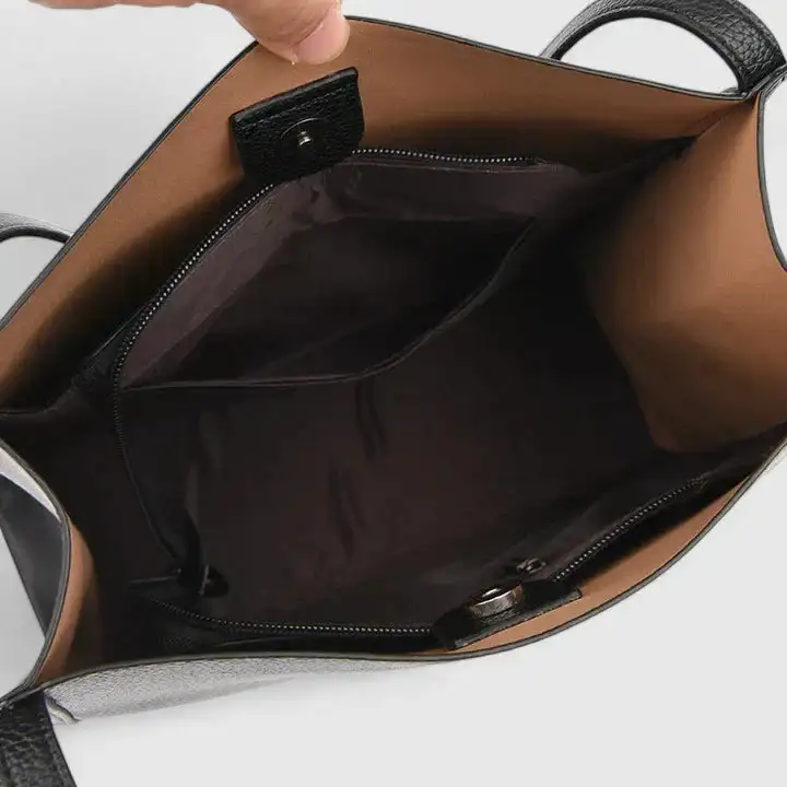 Foldover Soft Grain Shoulder Bag