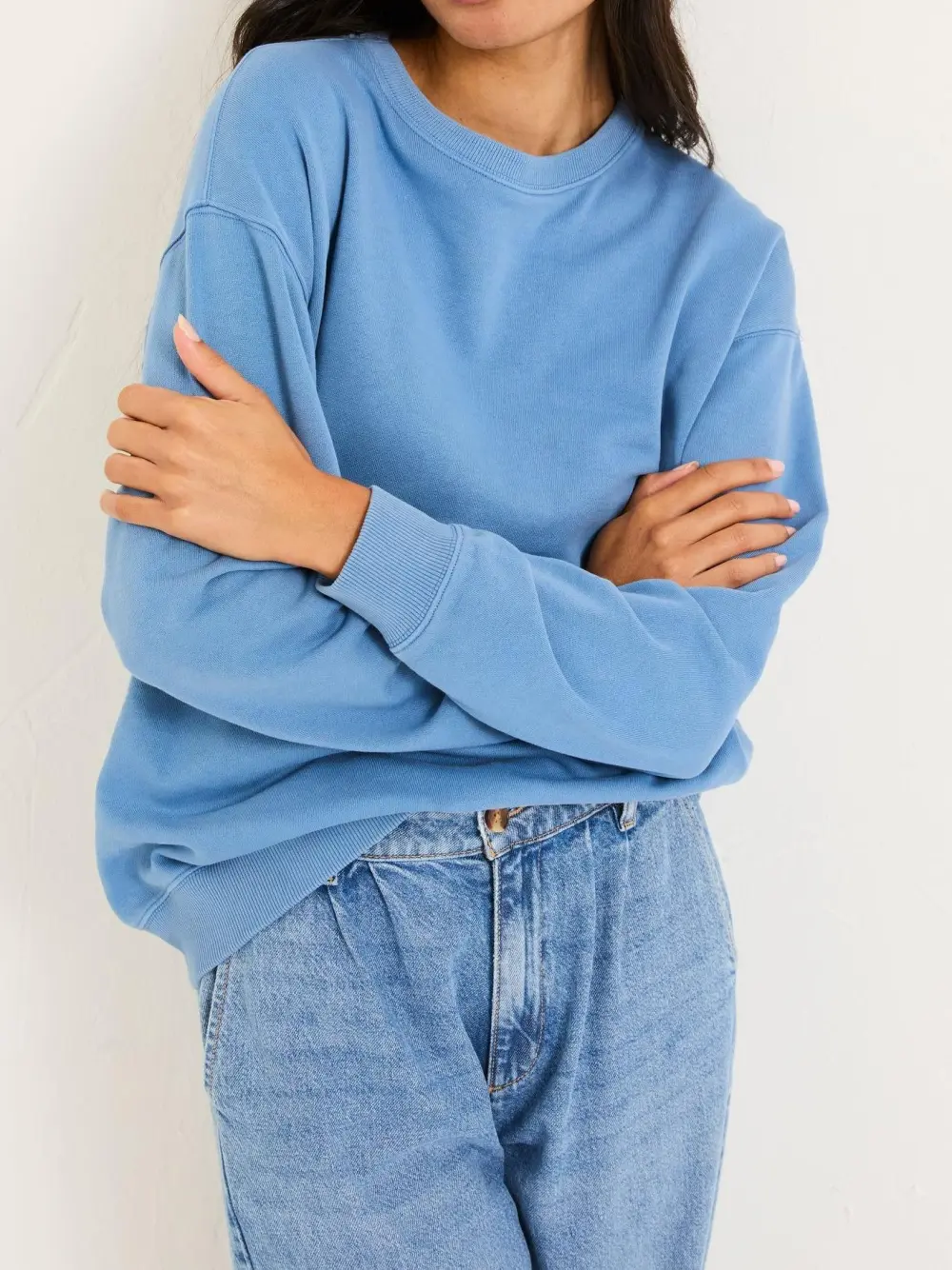 Blue Cobalt Crew Sweatshirt