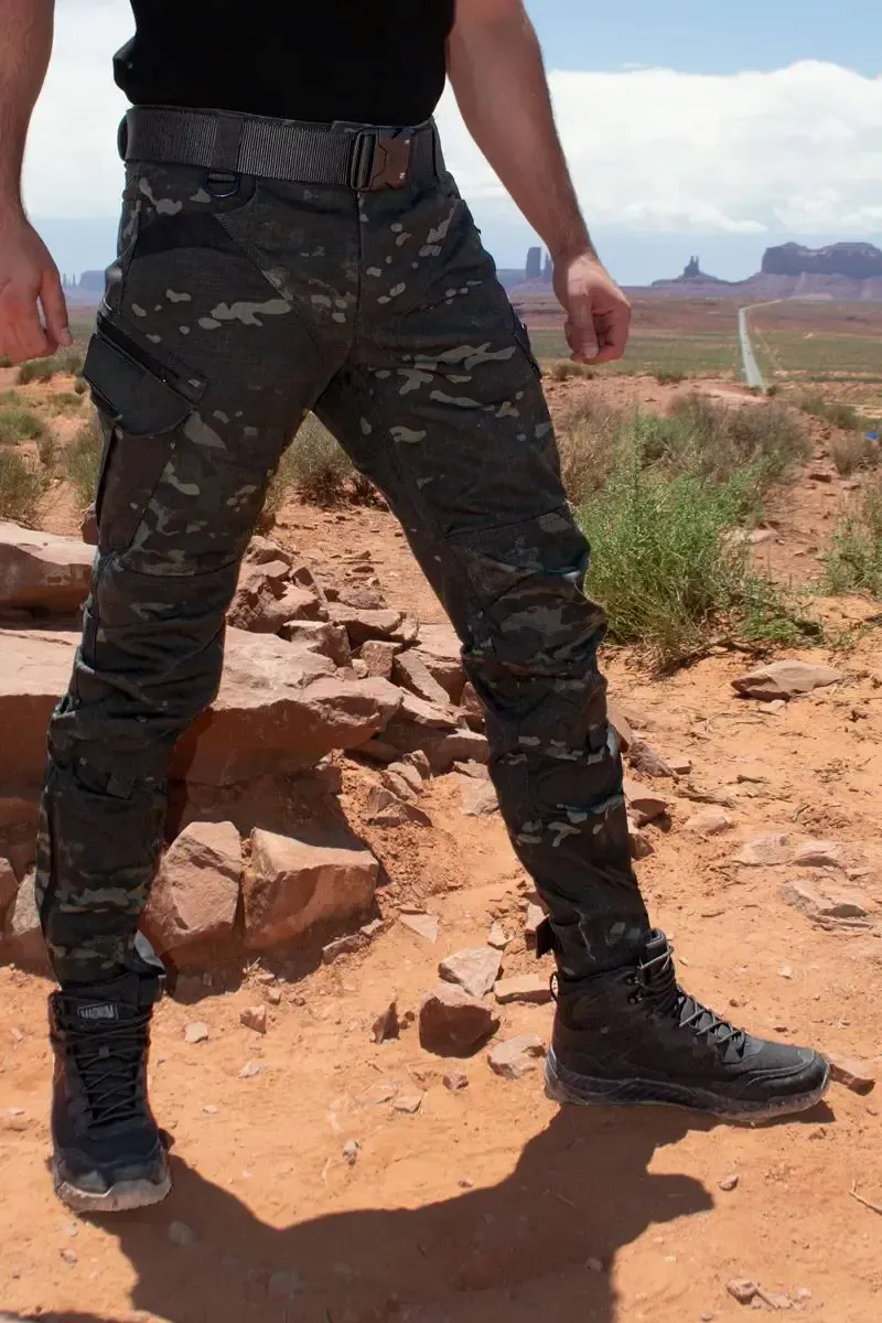 🚨Last Day 49% Off - Men's Military-Grade Tactical Combat Pants - Waterproof and Windproof Outdoor Gear - Heavy-Duty, Tear-Resistant, Built for Action