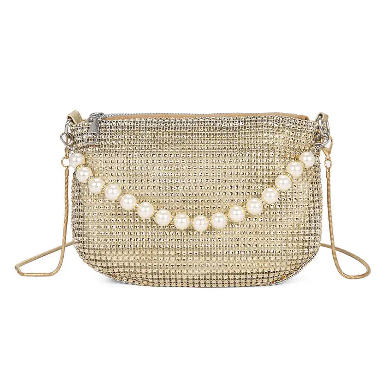 Commuter Rhinestone Clutch Bag