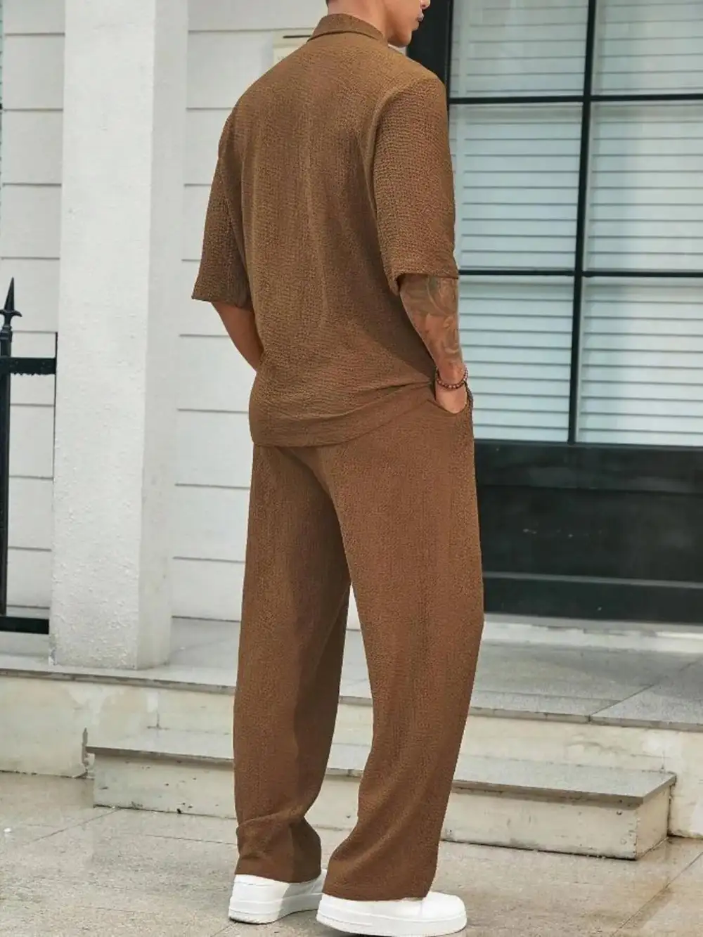 Half Sleeve Top and Pants Set