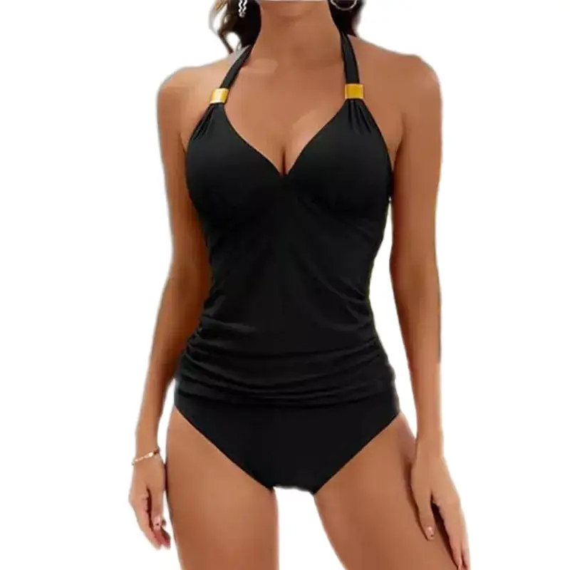 Tankini Swim Set With Shorts Soft Drape