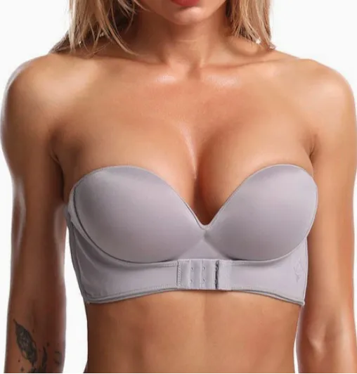 Seamless Push-Up Tube Bra