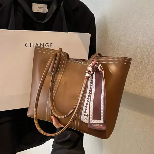 PU Leather Tote Bag