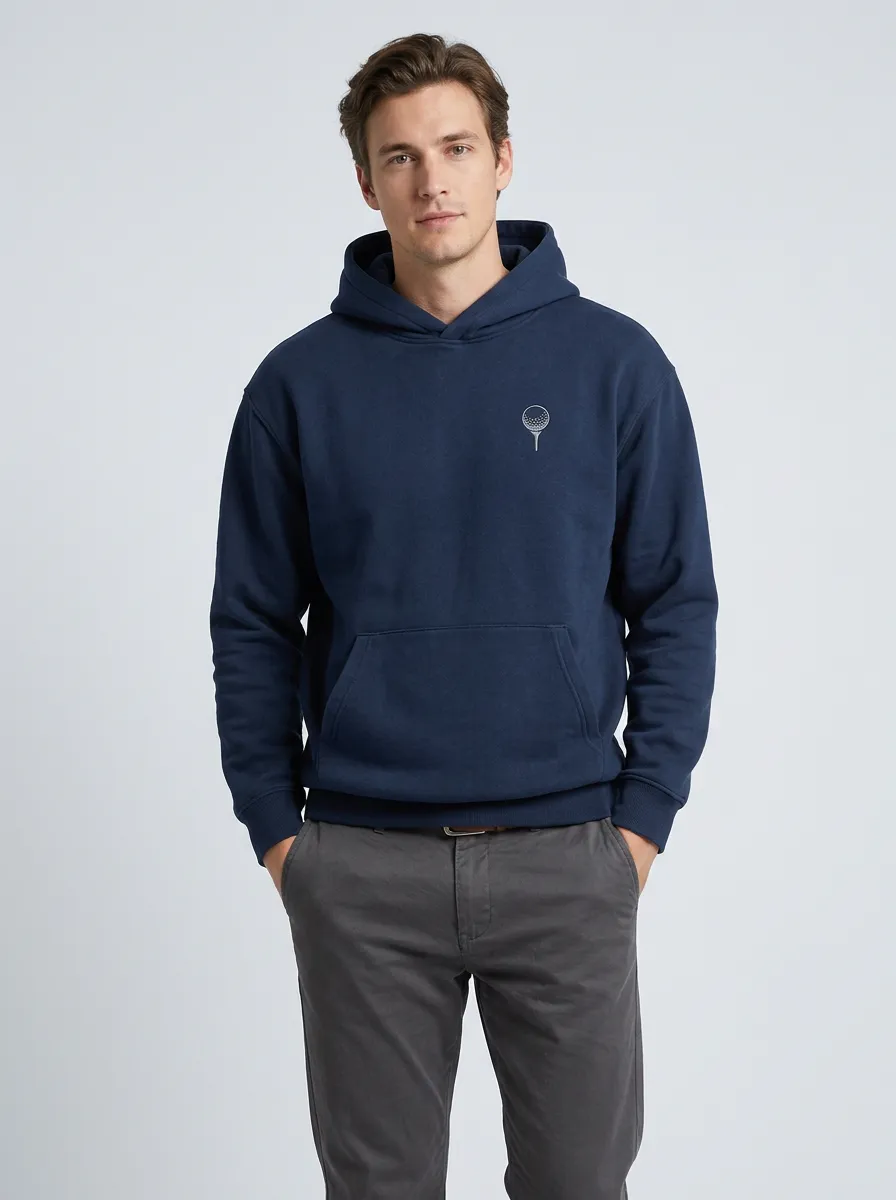 Clubhouse Golf-Ball Ball-On-Tee Golf Casual Hoodie