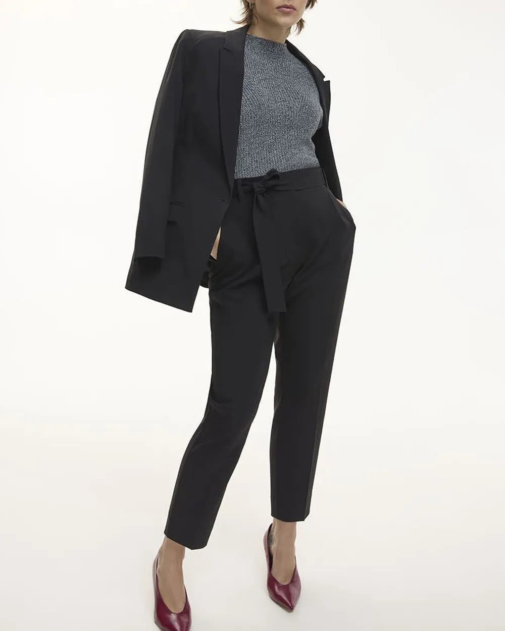 One-Button Blazer Elegance