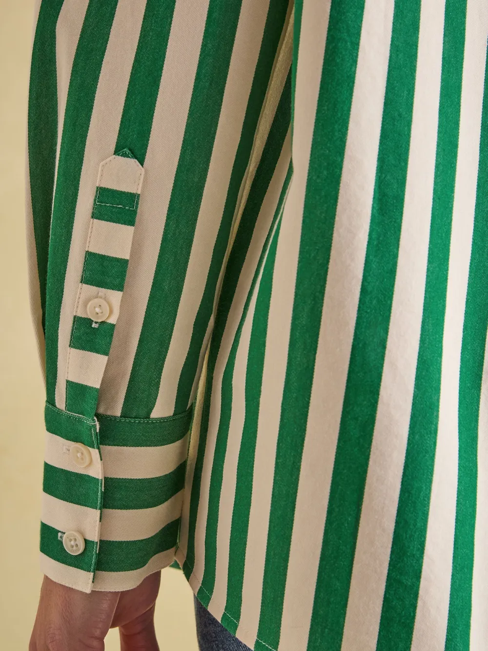 Daily Red & Cream Stripe Shirt