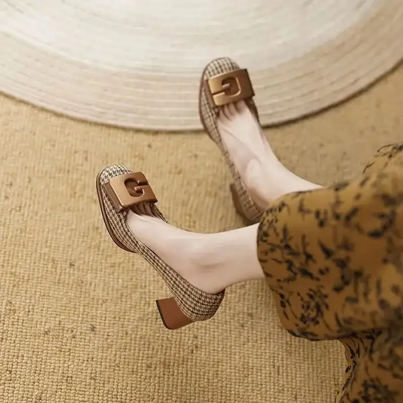 Square Toe Office Ready Pumps