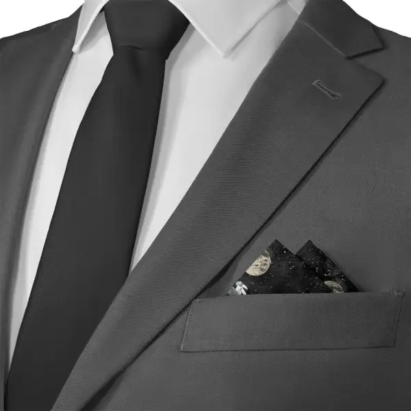 Versatile Sharp Space Motif Pocket Square