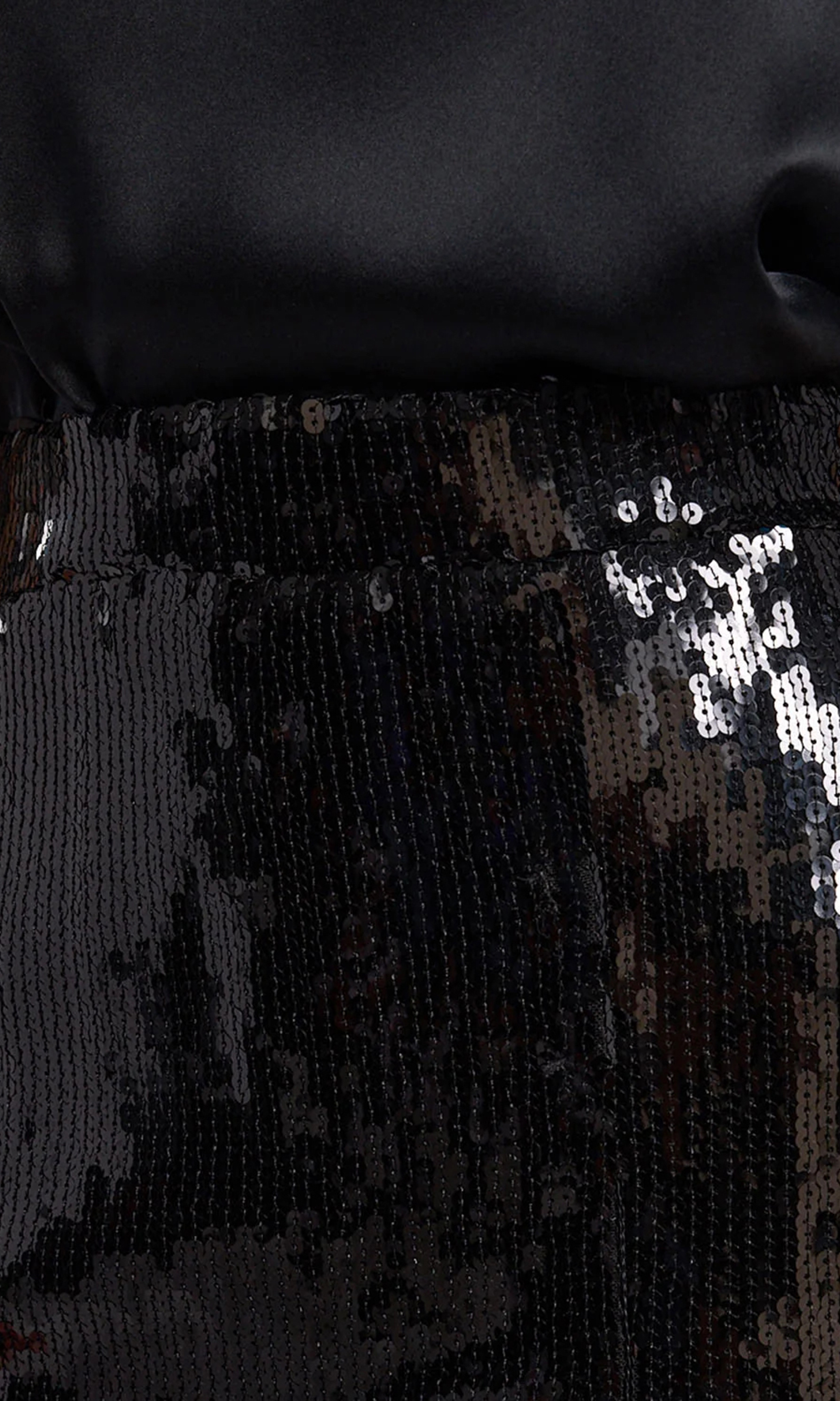 Black Sequin Skirt